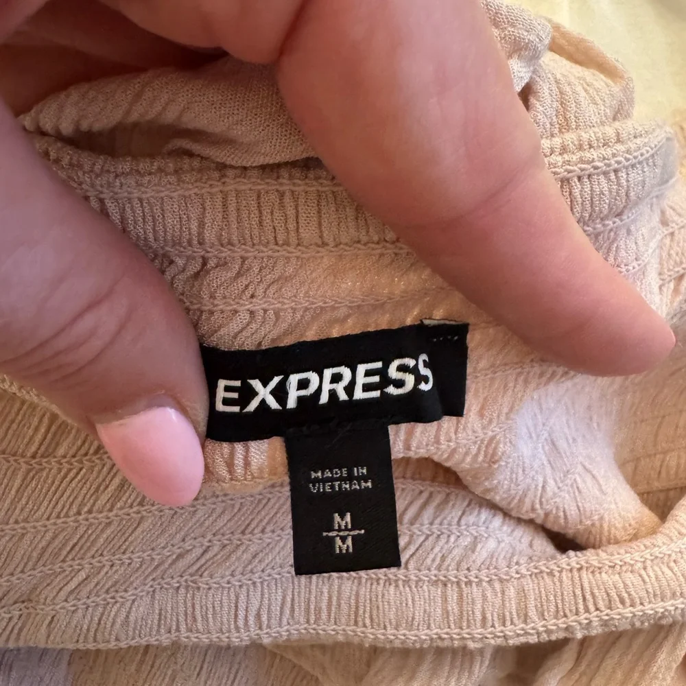 Express Blush Ruffle Dress - Picture 3 of 3